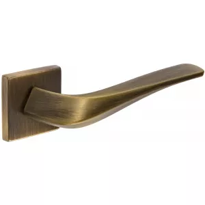 Дверная ручка Hi-Tech Slim GIRA (Гира) 108 R11 матовая бронза F03