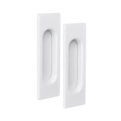 Ручка купе Extreza Hi-Tech P401 белый F25 (пара 2 шт.)