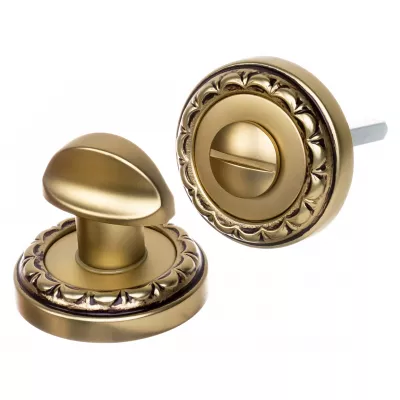 Фиксатор поворотный Extreza WC R02 французское золото + коричневый F59