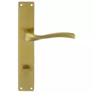 Дверная ручка на планке Extreza PERLA-PL13-WC-96-F08 (PERLA 114) матовая латунь PVD