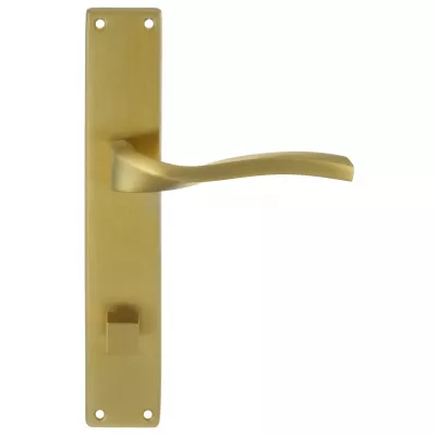 Дверная ручка на планке Extreza PERLA-PL13-WC-96-F08 (PERLA 114) матовая латунь PVD