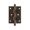Петля дверная универсальная латунная Extreza 5110 102x76x3 мм античная бронза F23