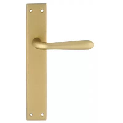 Дверная ручка на планке Extreza Hi-Tech "ALDO" 331 PL13 матовая латунь F02