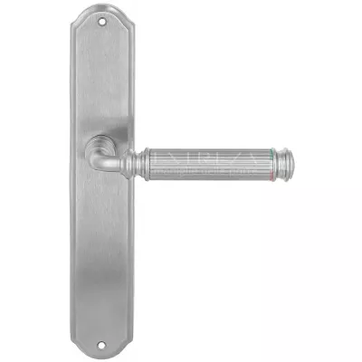 Дверная ручка Extreza BENITO (Бенито) 307 на планке PL01 матовый хром F05 под цилиндровый механизм CYL