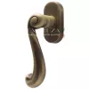 Ручка оконная Extreza BERTA (Берта) 312 HW матовая бронза F03