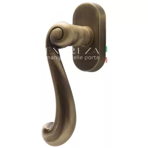 Ручка оконная BERTA (Берта) 312 HW матовая бронза F03