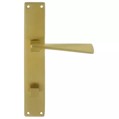 Дверная ручка на планке Extreza Hi-Tech "DIA" 118 PL13-WC-96 матовая латунь PVD F08