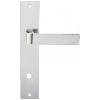 Дверная ручка Extreza Hi-Tech SOUND (Саунд) 106 на планке PL11 полированный хром F04 сантехническая завертка WC