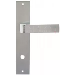 Дверная ручка Hi-Tech SOUND (Саунд) 106 на планке PL11 матовый хром F05 сантехническая завертка WC