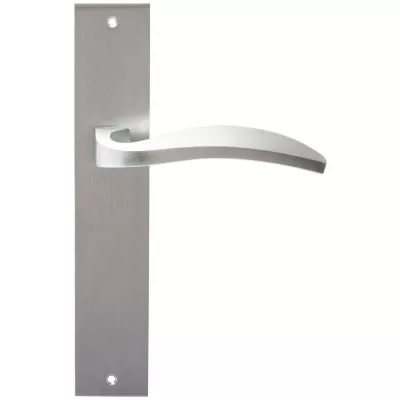 Дверная ручка Extreza Hi-Tech TORI (Тори) 101 на планке PL11 матовый хром F05 сантехническая завертка WC