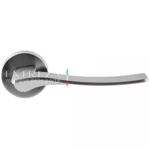 Дверная ручка Hi-Tech MONBLAN (Монблан) 105 R12 матовый хром F05