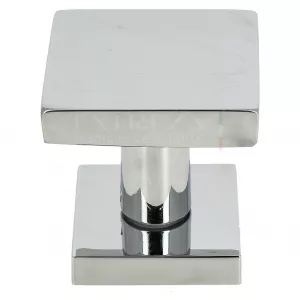 Дверная ручка-кноб QUADRO полированный хром F04 (1шт.)