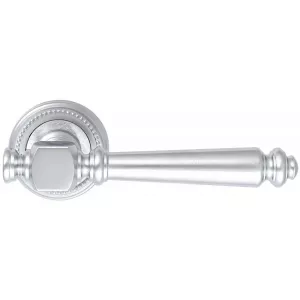 Дверная ручка VERONIKA (Вероника) 325 на розетке R03 матовый хром F05