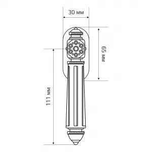 Ручка оконная LEON (Леон) 303 HW античная бронза F23
