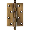 Петля дверная универсальная латунная Extreza 5110 102x76x3 мм матовая бронза F03