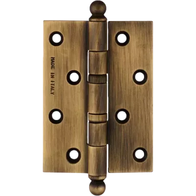 Петля дверная универсальная латунная Extreza 5110 102x76x3 мм матовая бронза F03