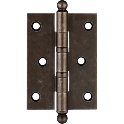 Петля дверная универсальная латунная Extreza 5110 102x76x3 мм античное серебро F45