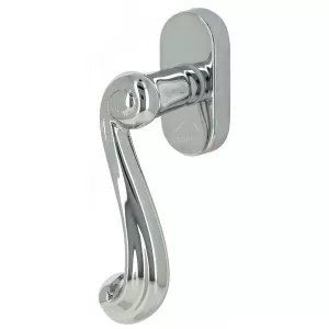Ручка оконная BERTA (Берта) 312 HW полированный хром F04