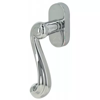 Ручка оконная Extreza BERTA (Берта) 312 HW полированный хром F04