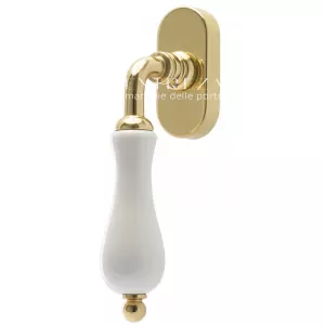 Ручка оконная DANA (Дана) 305 HW полированная латунь F01