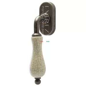 Ручка оконная DANA CRACKLE (Дана Кракле) 306 HW античное серебро F45