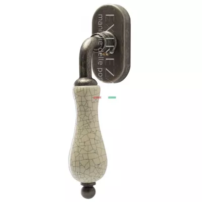 Ручка оконная Extreza DANA CRACKLE (Дана Кракле) 306 HW античное серебро F45
