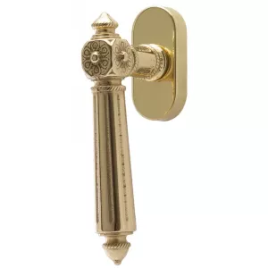 Ручка оконная LEON (Леон) 303 HW полированная латунь F01