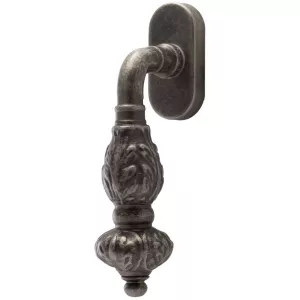 Ручка оконная TESLA (Тесла) 315 HW античное серебро F45