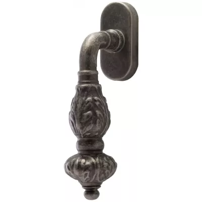 Ручка оконная Extreza TESLA (Тесла) 315 HW античное серебро F45