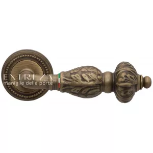 Дверная ручка TESLA 315 R03 матовая бронза F03