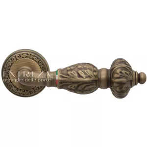 Дверная ручка TESLA 315 R06 матовая бронза F03