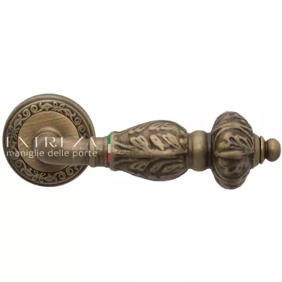 Дверная ручка Extreza TESLA 315 R06 матовая бронза F03