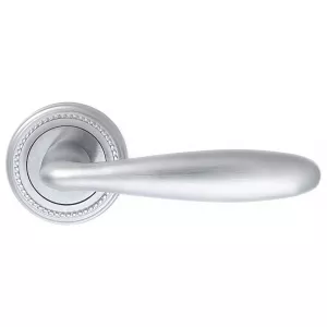 Дверная ручка VIGO (Виго) 324 на розетке R03 матовый хром F05