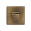 Фиксатор квадратный Extreza Hi-tech WC-11 матовая бронза F03