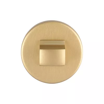 Фиксатор поворотный круглый Extreza Hi-tech WC-12 матовая латунь F02