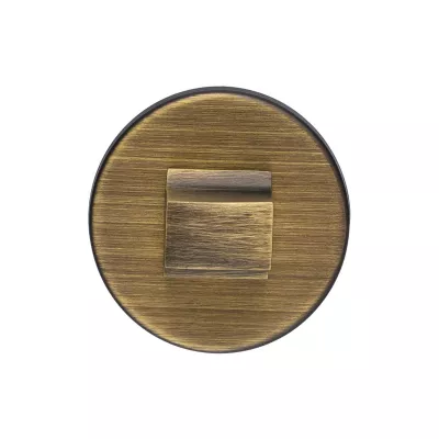 Фиксатор поворотный круглый Extreza Hi-tech WC-12 матовая бронза F03