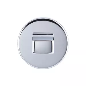 Фиксатор поворотный круглый Hi-tech WC-12 полированный хром F04