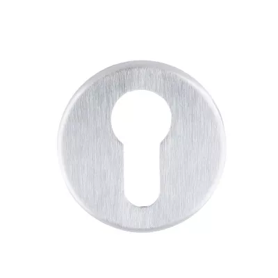 Накладка под цилиндр круглая Extreza Hi-Tech Slim CYL-12 матовый хром F05