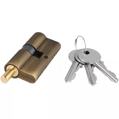 Цилиндровый механизма Extreza AS-70С ключ-шток 30x10x30 матовая бронза F03