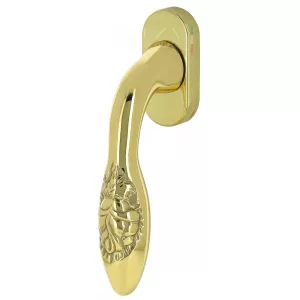 Ручка оконная MIREL-ROSA HW полированная латунь F01