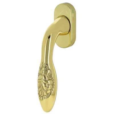 Ручка оконная Extreza MIREL-ROSA HW полированная латунь F01