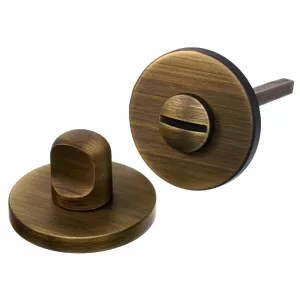 Фиксатор поворотный Hi-tech SLIM WC-16 матовая бронза F03