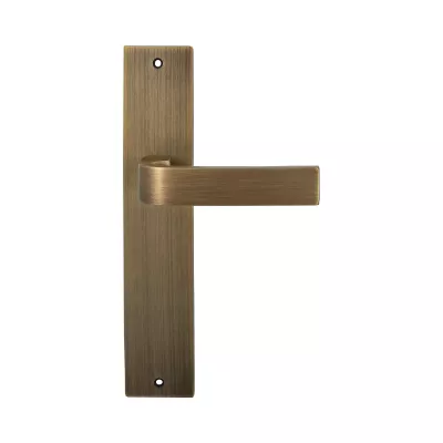 Дверная ручка Extreza Hi-Tech SOUND (Саунд) 106 на планке PL11 матовая бронза F03