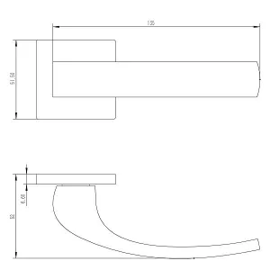 Ручка BUSSARE ACENO A-28-40 BLACK (черный матовый)