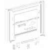 INVISIBLE-2 FRAME 1500/3000 NS, раздвижная система для дверей шириной  1500мм, высотой 3000мм, цвет - черный