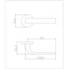 Дверная ручка ADDEN BAU, COMET S-483 GRAPHITE - Графит