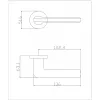 Дверная ручка ADDEN BAU, ELIT S-487 NICKEL - Никель