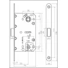 Защёлка сантехническая магнитная ADDEN BAU  WC-5096 MAG WHITE Белый матовый