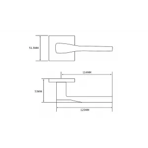 Ручка ADDEN BAU CLIFF S-520 BLACK (цвет ЧЁРНЫЙ МАТОВЫЙ)