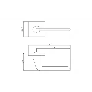 Ручка ADDEN BAU DOVE S-584 GRAPHITE (цвет ГРАФИТ)